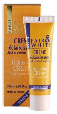 Obrázok produktu pre Rozjasňujúci krém Fair & White AHA a rastlinné výťažky 30ml