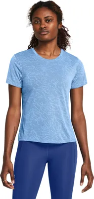 Productafbeelding van Under Armour Camouflage T-shirt met korte mouwen, blauw, maat XS, dames