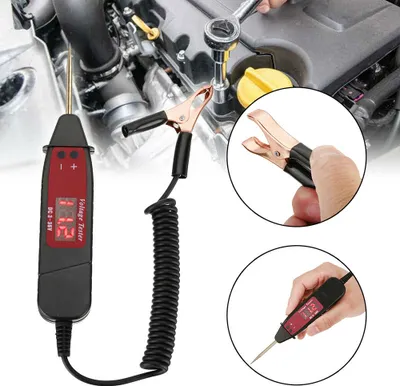 Productafbeelding van Digitale LCD-display voor auto's, testpen, detector, tester, zwart