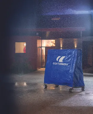 Produktbild von Cornilleau SPORT - Schutzhülle für Tischtennisplatte - wasserdicht & winterfest Abdeckhaube - Outdoor & Indoor - Blau