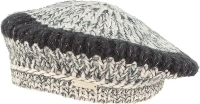 Image de Cagoule tricotée Seeberger Sanja avec fils pailletés tissés, bleue, taille unique
