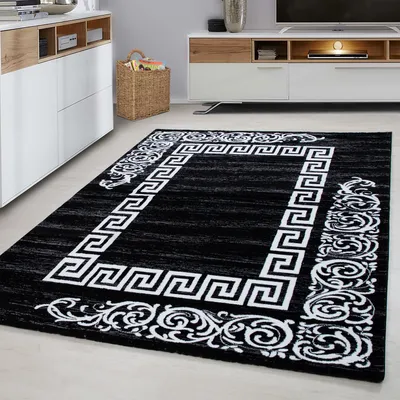 Image de Tapis MIAMI BLACK 160 X 230cm rectangle