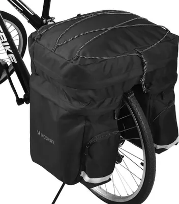 Produktbild von Wozinsky Fahrradgepäckträgertasche 60L mit Regenschutz