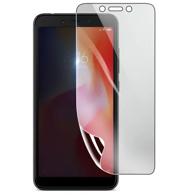 Produktbild von 3mk, Stoß- und kratzfester Hydrogel Bildschirmschutz für Xiaomi Redmi 6, Transparent