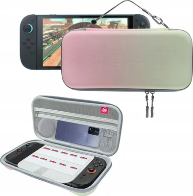 Immagine prodotto di Custodia rigida per Nintendo Switch 2 / NS2 / JYS-NS2283 / Rosa - Verde