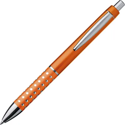 Produktbild von 10 Kugelschreiber / "Glitzer" / Farbe: orange