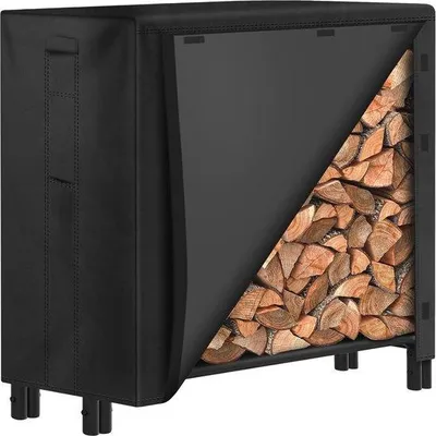 Image de Rack de rangement extérieur en bois de 1,2 m, structure métallique, étanche