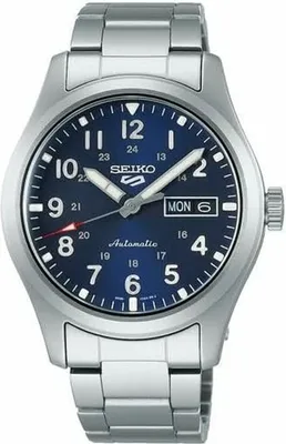 Produktbild von Herrenuhr Seiko SPORTS AUTOMATIC Schwarz Silberfarben