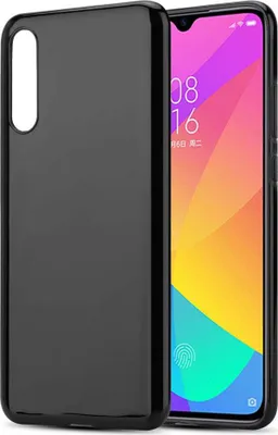 Produktbild von Cadorabo Hülle für Xiaomi Mi CC9 Schutz Hülle in Schwarz Schutzhülle TPU Silikon Cover Etui Case