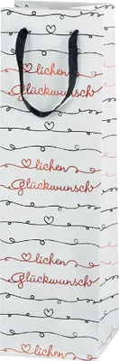 Produktbild von SUSY CARD Flaschentüte "Feelings" für 1 Flasche