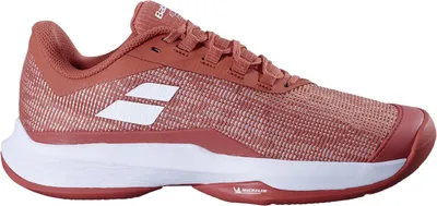 Image de Babolat Jet Tere 2 Clay, chaussures de tennis pour terre battue, chaussures de sport, couleur marron/blanc, référence : 3A1F25A688-5072, pointure : 41 EU
