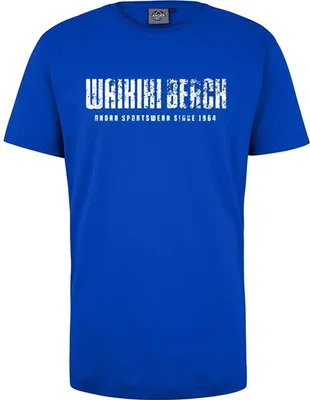 Produktbild von Übergrößen T-Shirt Waikiki weiß AHORN SPORTSWEAR Royalblau 3XL