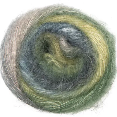 Produktbild von Rico Design | Essentials Super Kid Mohair Loves Silk Print | 50g 375m wald