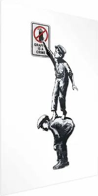 Produktbild von Posterpapier Poster - Graffiti is a Crime 21x30 cm Streetart h-C-0092-ao-a