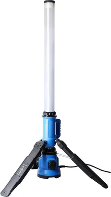 Produktbild von Ledino RATH 90S LED-Arbeitsstrahler 90W Lichtsäule +2 Steckdosen, 360° 8100lm für Bau, Malerarbeiten