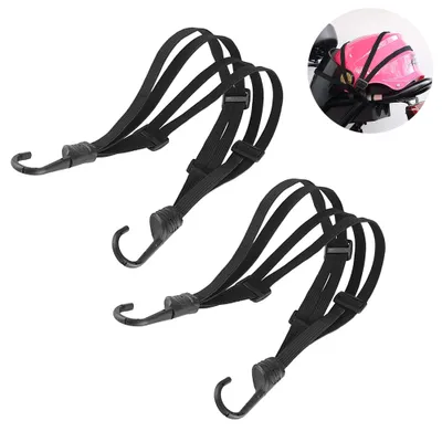 Produktbild von 2 Stücke Gepäckspanner, Expander mit Haken, Spanngurte mit Haken, Spanngurte Kurz, Spanngurt Fahrrad, Gepäckträger ​Spanngurt für Motorrad Fahrrad usw