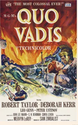 Produktbild von Quo Vadis Kunstdruck Bild - Das Kolossale Epos, 1951 (120 x 80 cm)