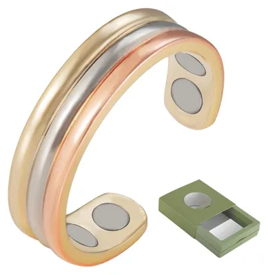 Productafbeelding van Magnetische Koper Ring voor Mannen met 2 Sterke Magneten