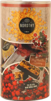 Produktbild von Nordthy Mini Müsli Bar Preiselbeere 23-25 Stk. 400g