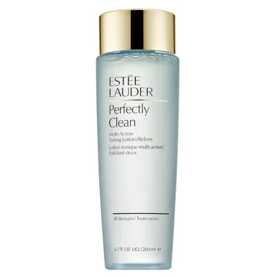 Zdjęcie produktu dla Estée Lauder Perfectly Clean Multi-Action Toning Lotion/Refiner, Balsam oczyszczający, Kobiety, Uniwersalne, Łuszczenie się, Wygładzający, Butelka, Water\Aqua\Eau, Alcohol Denat., Glycerin, Butylene Glycol, Hypnea Musciformis (Algae) Extract,...
