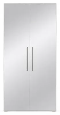 Produktbild von Meublorama HA-MODULAR-2497AC18|2497AC64+73x2*3C/76KG, 1 Regale, 2 Tür(en), Weiß, MDF-Platten, 370 mm, 990 mm