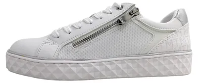 Imagen del producto de Marco Tozzi: Zapatos deportivos para mujer, tipo cordones, color blanco, para uso casual