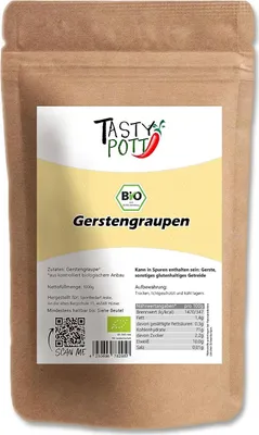 Produktbild von Tasty Pott  Gerstengraupen - ab 1000g - 1 Beutel