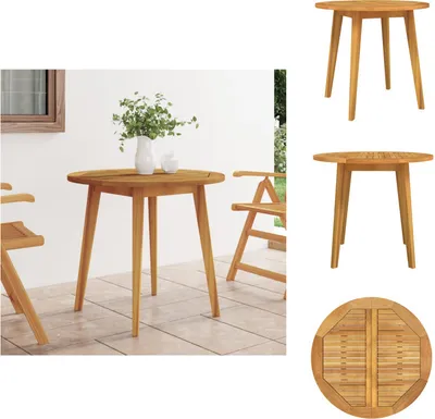 Obrázek produktu pro vidaXL Zahradní stůl Ø85x75 cm z masivního dřeva akácie - Zahradní stoly
