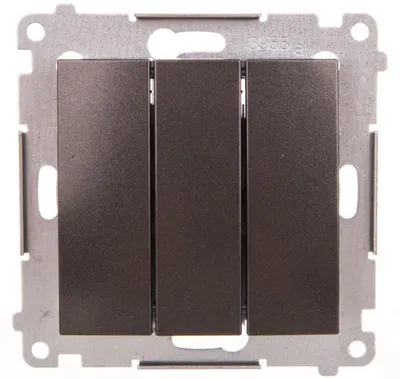 Obrázok produktu pre Kontakt-Simon DW31.01/48, Plast, Antracit, IP20, 250 V, 10 A, 75 mm