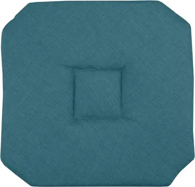 Obrázek produktu pro STOF | Polštářek na sezení - BEA - 40x40 cm - Tyrkysový - Pohodlný a elegantní design - Protiskluzový