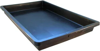 Produktbild von Hubey Mannaschaale: Pflanzschale (60 x 40 x 6,5 cm) Stabile Gewächshaus-Wanne ohne Bodenlöcher, Wasserdicht für Pflanzen, Anzuchten und Garten