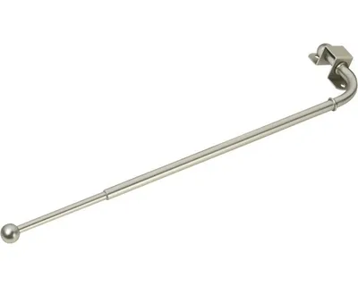 Produktbild von Schwenkstange ausziehbar Ball edelstahl-optik 60-100 cm