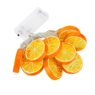 Produktbild von 1,5 m rozprávkové svetlá s 10 LED diódami - záhradné, vianočné a párty osvetlenie (oranžové)