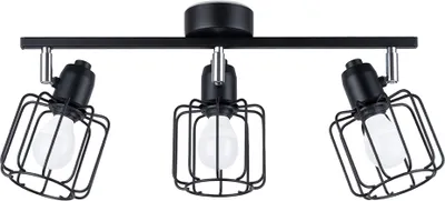 Produktbild von Deckenleuchte BELUCI 3 schwarz 3xE14 10W Stahl 19x17x48cm Sollux Lighting