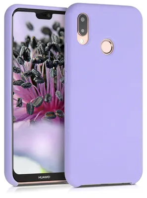 Produktbild von kwmobile Handyhülle für Huawei P20 Lite Hülle - Case Silikon - Kabelloses Laden - Schutzhülle Cover in Lavendel