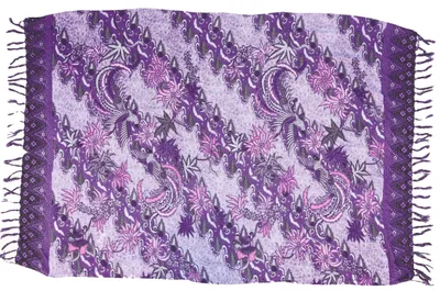 Produktbild von Sarong Tuch, Bali Sarong, Wandtuch, Wickelrock, Sarongkleid - Modell 19, Uni, Viskose, 160*110 cm, Sarongs & Tücher