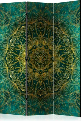 Immagine prodotto di Schermo monofacciale Orient 135x172 cm in 3 parti verde