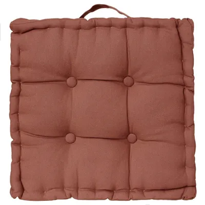 Produktbild von Bodenkissen rosa terracotta 40x40cm - Atmosphera créateur d'intérieur