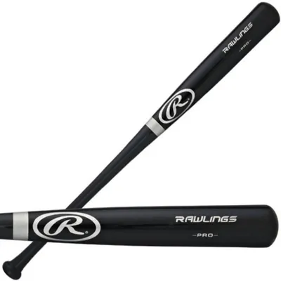 Image de Batte de Baseball en bois de frêne Rawlings Adirondack Noir