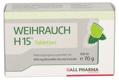 Produktbild von Bios Medical Services Weihrauch H 15 Tabletten, 100 St. Tabletten