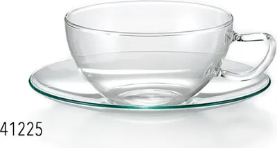 Produktbild von Trendglas Jena Teetasse OPUS mit Glasunterteller, 0,2 Liter