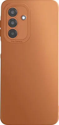 Imagen del producto de Funda de silicona suave para Samsung Galaxy A17, protección reforzada para la cámara, color marrón