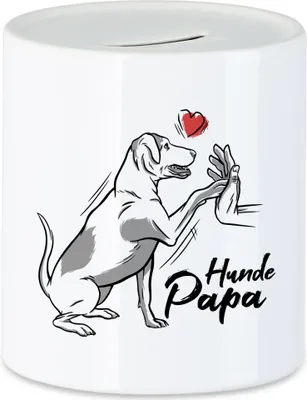 Produktbild von Hundepapa Spardose Mit Hund Motiv Für Hundebesitzer Hundeliebhaber
