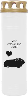 Immagine prodotto di Candela funebre "confezione da 3" candela commemorativa "pet" (circa 170 ore di autonomia), con vari motivi. Motivo
