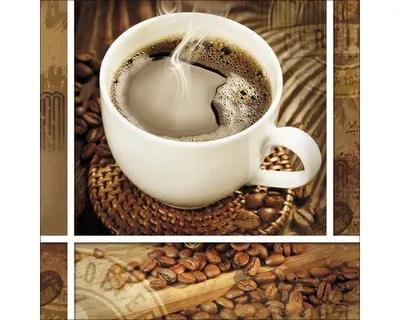 Produktbild von Glasbild Coffee Impressions II 50x50 cm