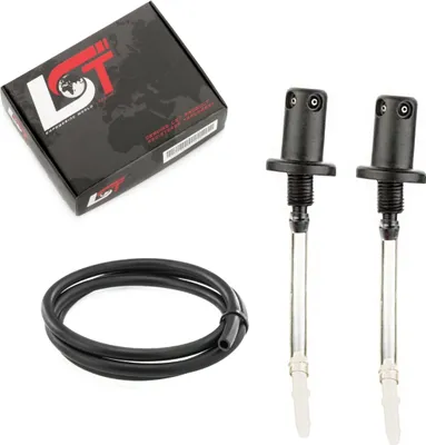 Produktbild von LST 2x Windschutzscheiben Spritzwasserdüse mit Schlauch Set vorne für DAIHATSU