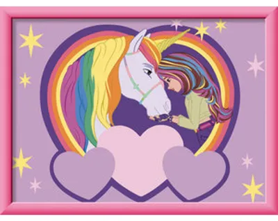 Immagine prodotto di CreArt, Accademia dell'Unicorno per bambini "Dipingere con i numeri" - Sophia e Wildstar
