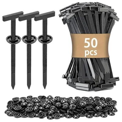 Immagine prodotto di Fascette in nylon, autobloccanti, resistenti alle intemperie, 50 pezzi