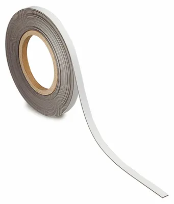 Imagen del producto de Cinta magnética MAUL, 50 mm x 10 m, grosor: 1 mm, color blanco