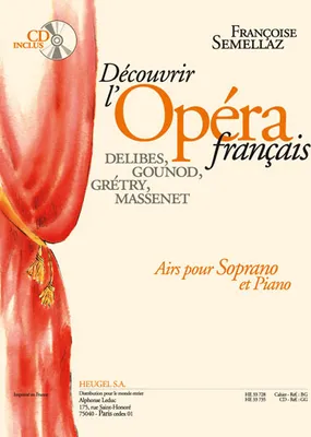 Produktbild von Decouvrir L'opera Francais (+Cd)Airs Pour Soprano Et Piano